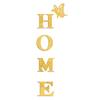 Английские буквы "HOME" 3D Бабочка Акриловое Зеркало Настенная Наклейка - Самоклеящийся DIY Декор для Гостиной.
