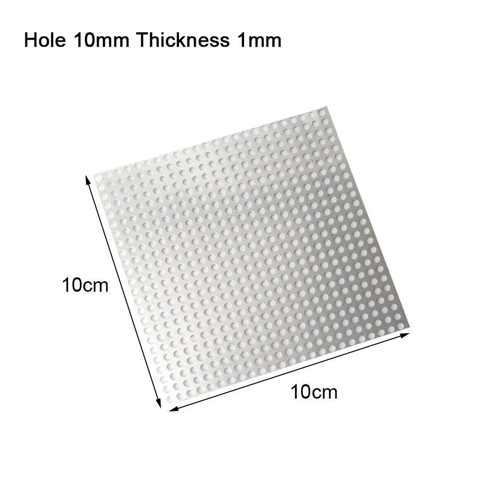 Перфорированная сетка из нержавеющей стали 304, фильтрующая сетка толщиной 1 мм, вихревые сливные крышки Металлические сливные крышки Защитный коврик для решетки для растений