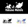 Виниловая наклейка на автомобиль «Hakuna Matata» - Водонепроницаемая, Стойкая к выцветанию и Легко наносится