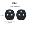 2/4Pcs Car Door Lock Anti-collision Silicone Cover for Hyundai Genesis NLINE I10 I20 I30 I40 IX20 IX35 Kona Getz Veloster Tucson XX5