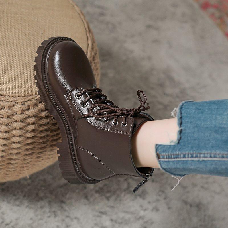 Ботинки Martin в британском стиле, новые универсальные короткие мотоциклетные ботинки на толстой подошве, одинарные детские ботинки