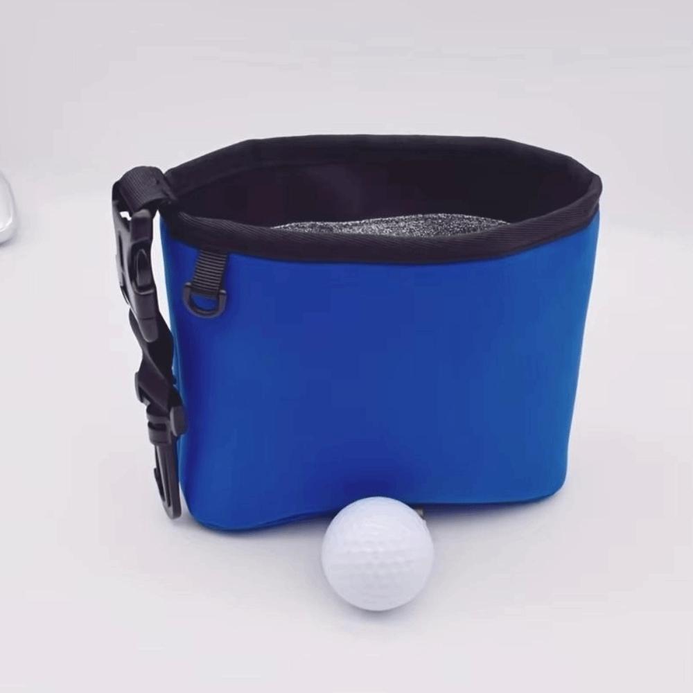 with Fabric Golf Club Cleaning Bag Portable Golf Ball Wash Bag Golf Cleaning Bag  Golfers