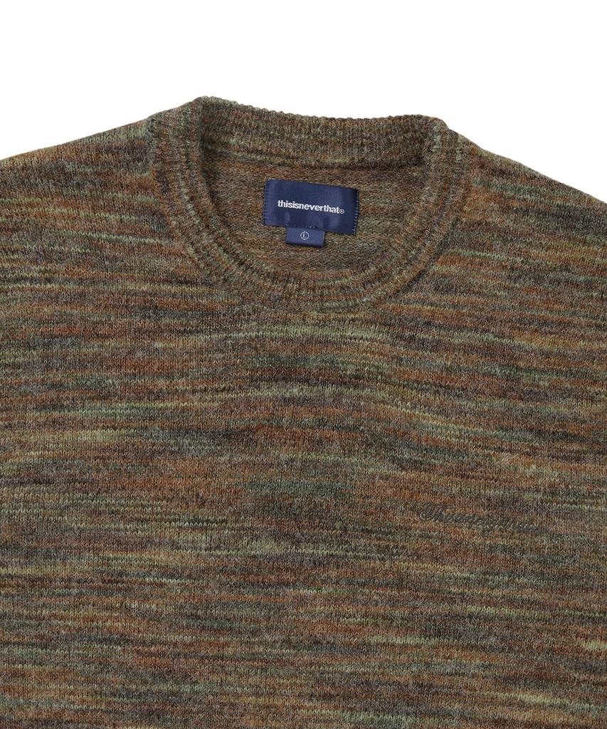 THISISNEVERTHAT Static Knit Sweater Olive