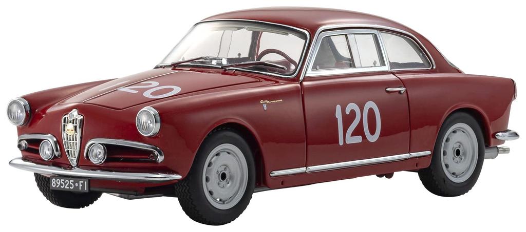 Kyosho Original Alfa Romeo Giulietta SV Mille Miglia Готовый продукт 1/18 1956#120