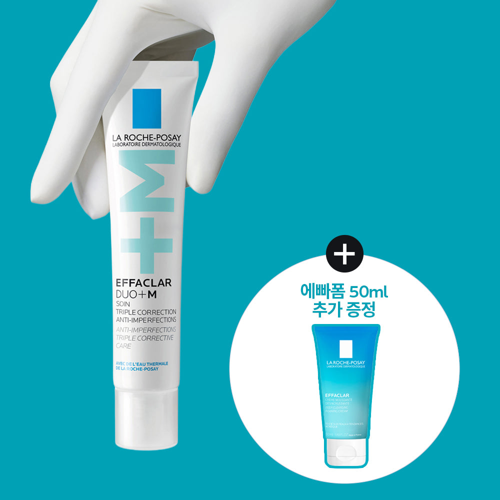 LA ROCHE-POSAY Effaclar Duo+ M Эссенция от несовершенств 40 мл + Пена Effaclar 50 мл (+50мл)