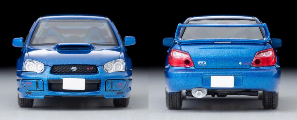 TOMYTEC Tomica Limited Vintage Neo 164 LV-N336a Subaru Impreza WRX STi Синий 2003 Готовый продукт 332596