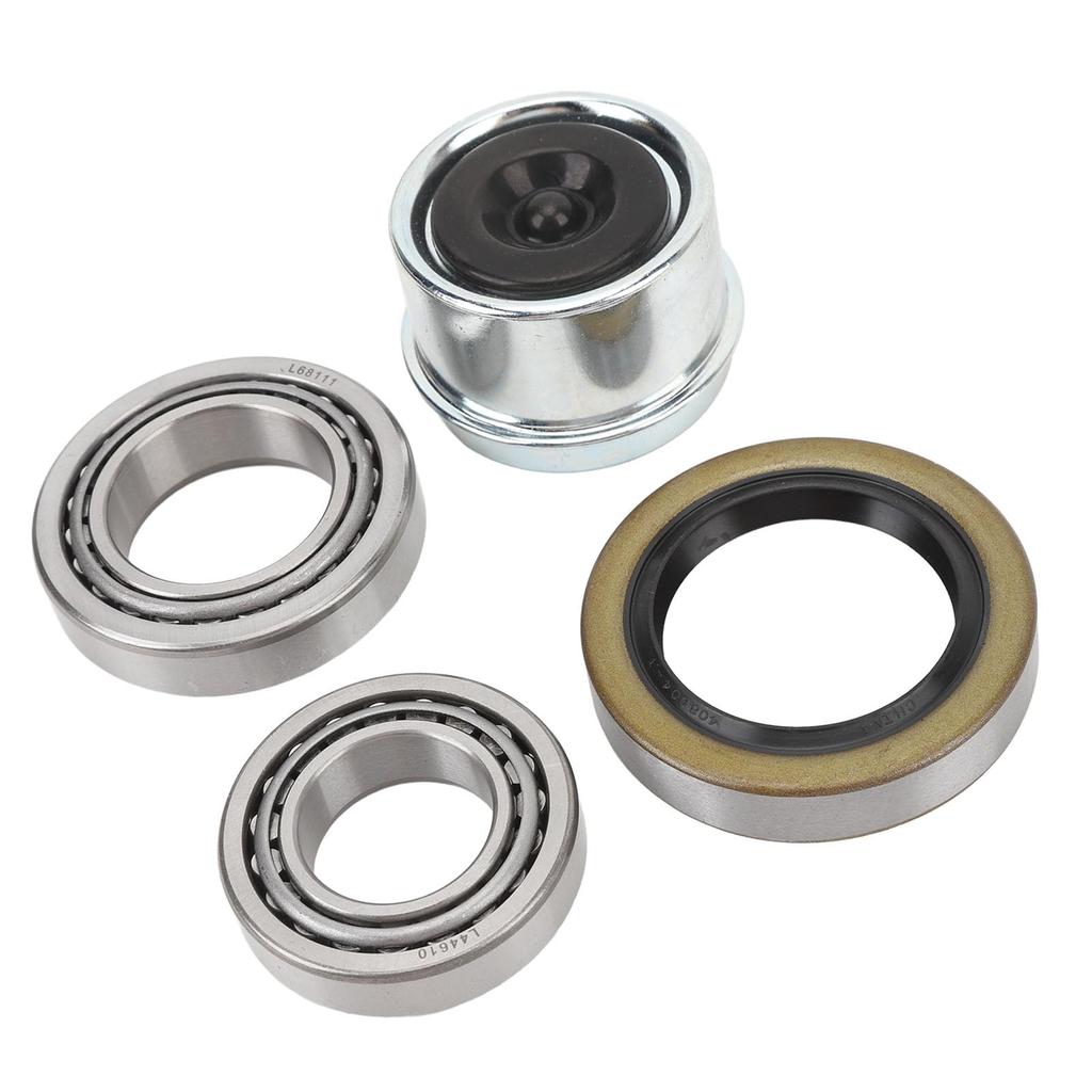 Set of 2 L68149 L44649 L44649 Trailer Wheel Hub Bearing Kit, 1-1 16" To