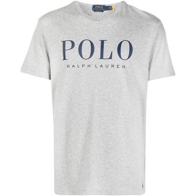 Polo Ss23 Логотип Принт Круглый вырез Короткий рукав Футболка Мужская Топы Темно-серый 710860829-011