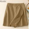 Women Casual Back Elastic Waist Loose Summer Short Pants