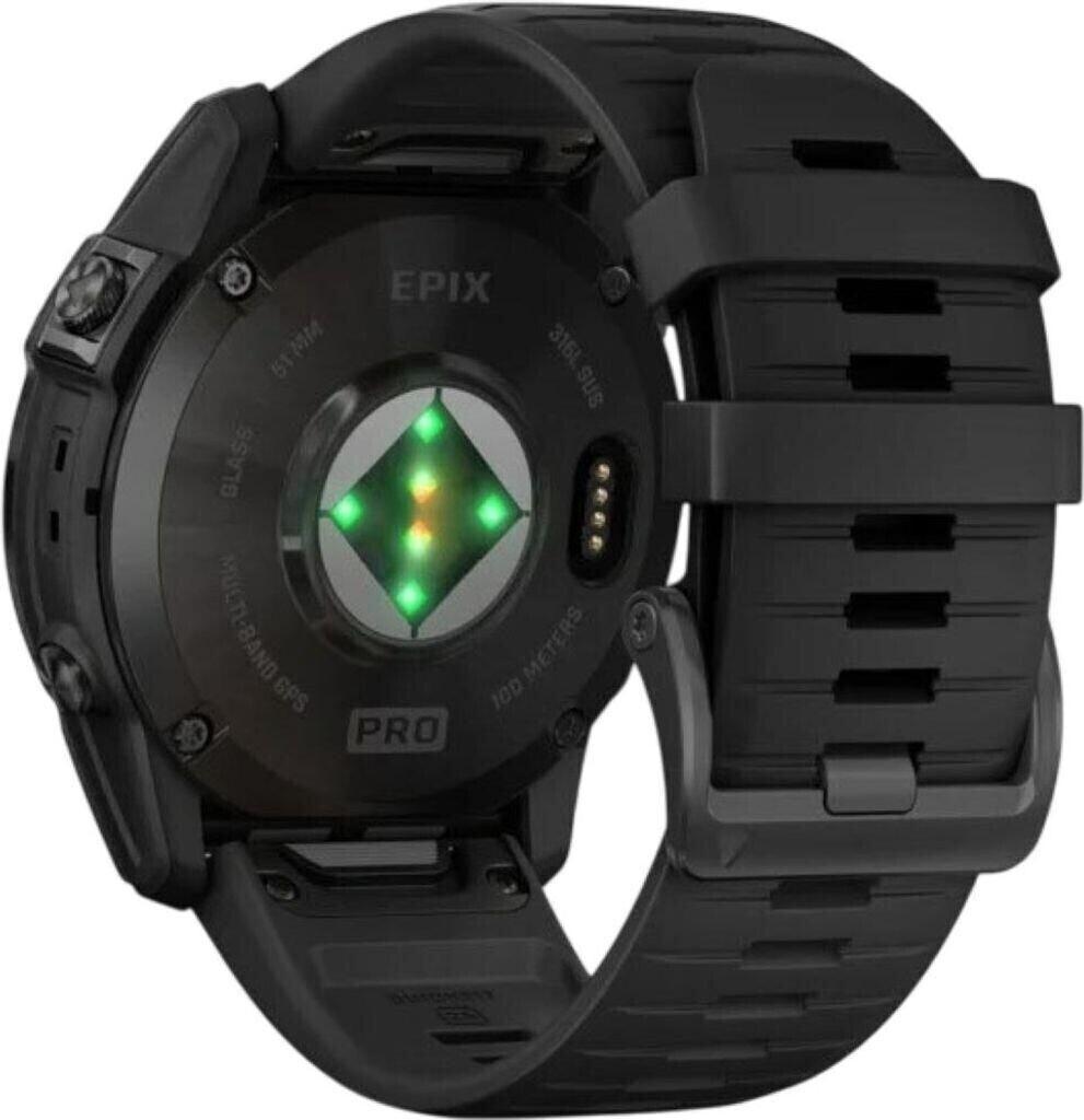 Garmin Epix™ Pro Gen 2 Standard 51mm Schwarz/Schiefergrau + Silikon-Armband