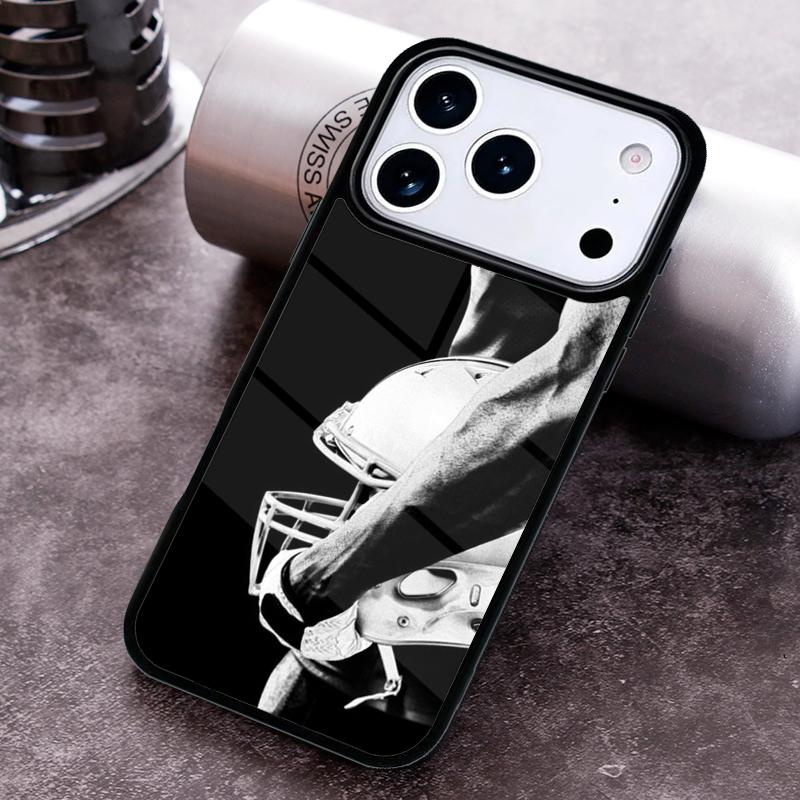 Чехол для телефона со спортивным дизайном игрока в американский футбол для iPhone 17 16 15 14 13 12 11 Pro Max Plus 17Air Мягкий силиконовый чехол
