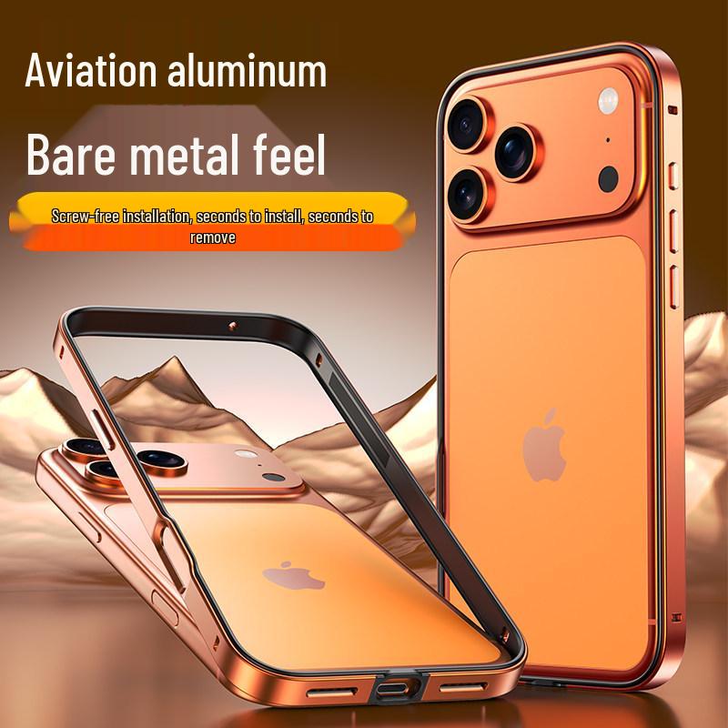 Металлический каркас-чехол из алюминиевого сплава для iPhone 16 Pro Max и 15 Plus
