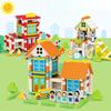 Children'S Early Education Tenon And Mortise Structure Building Block Creative Space Construction Assembly Construction Wooden Educational Toys 3-6