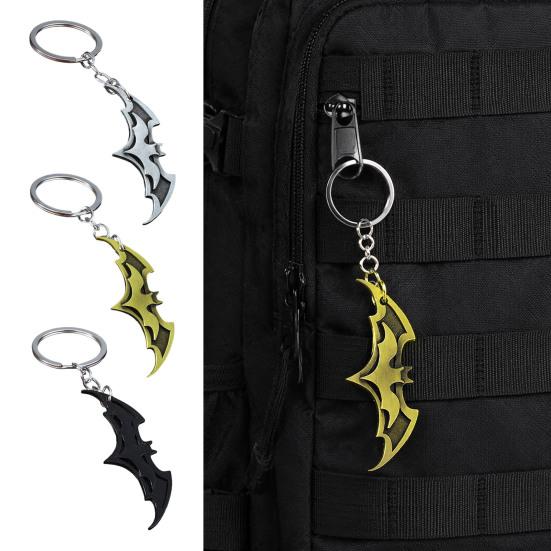 Key Ring Holder Alloy Bat Dart Keychain, Car for Durable Keychain Men, Handbags Backpacks Charm Decorative Accessory Halloween Lightweight