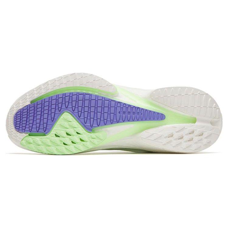Anta Mach 3.0 Professional Racing Shock Absorbing Wear Resistance Lightweight Low Top Running Shoes Women sneakers White Purple Green 122325583-2