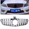 Mercedes C-Class W204 (07-14) Передняя решетка в стиле Starry Sky GT AMG
