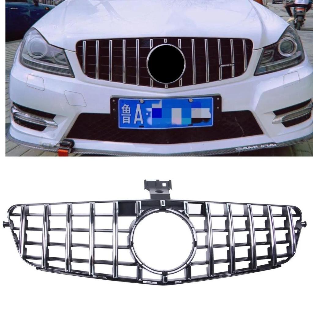 Mercedes C-Class W204 (07-14) Передняя решетка в стиле Starry Sky GT AMG