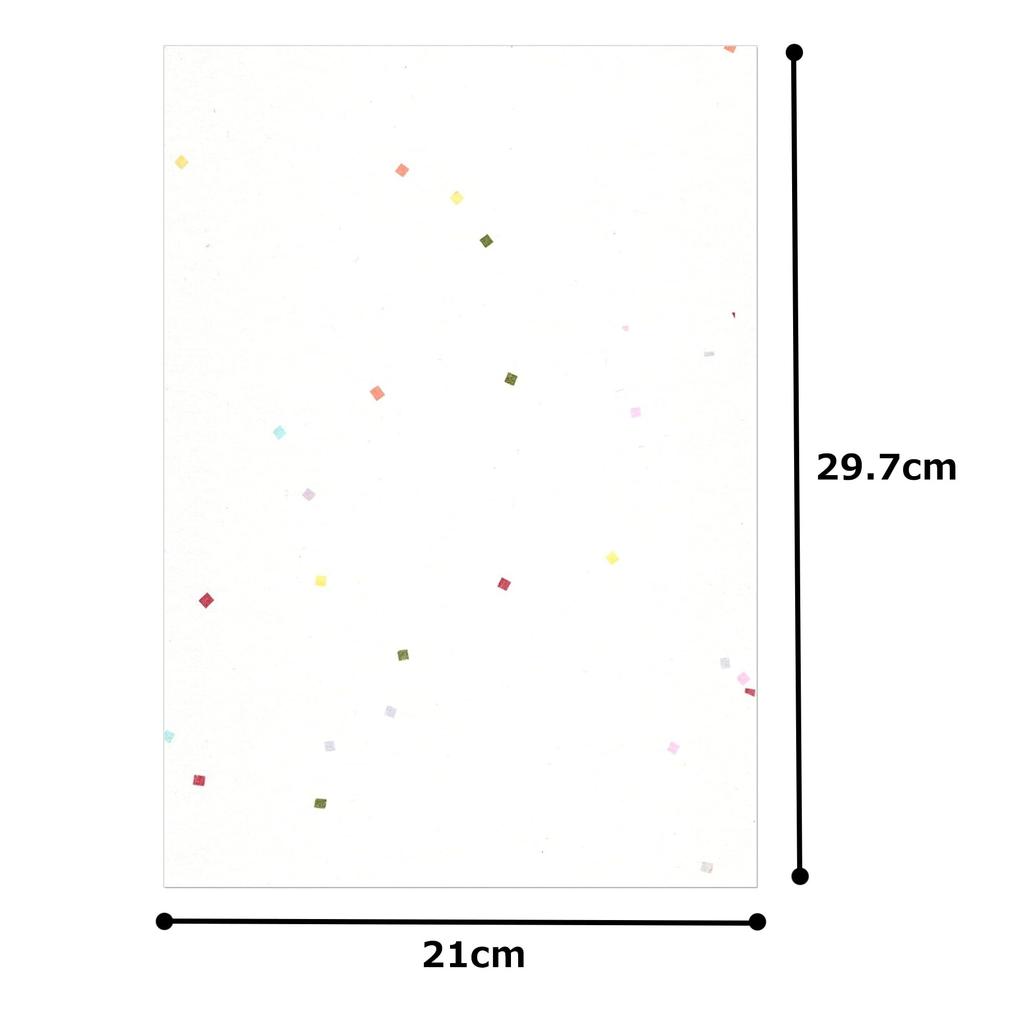 Kawasumi Washi OA Washi Цветок А4 21 x 50 листов Календарь, Белый, Размер, 29,7 см, Совместимый с принтером,