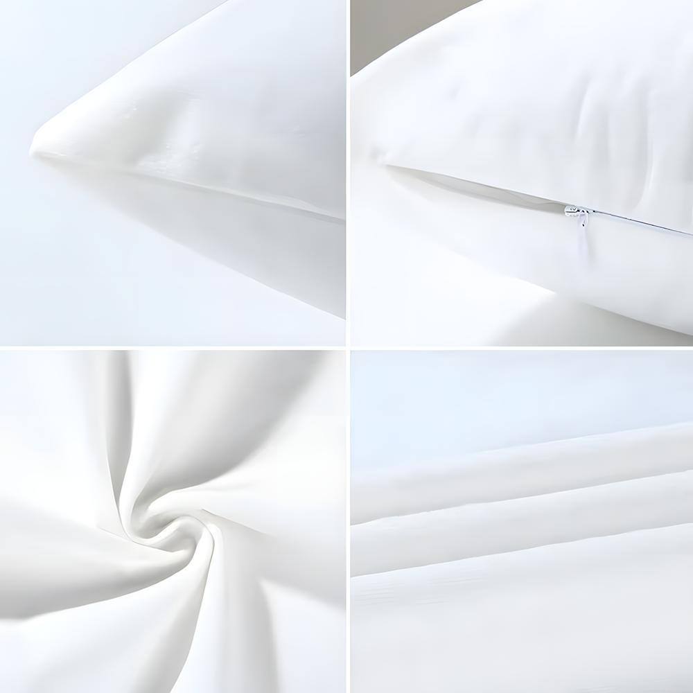 Simple Vibrant Ginkgo Leaves Pillow Case Double-Sided Plush Sofa Cushion Covers Organic Breathable Invisible Zipper