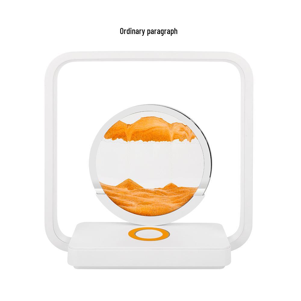 Беспроводная настольная лампа «Живой песок» с USB-зарядкой