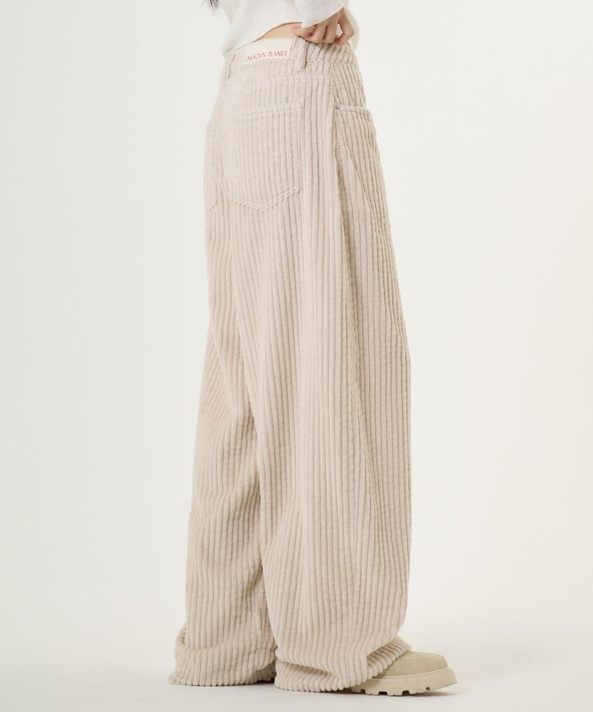 UNKNOWN PLANET Wide Corduroy Pants 2 Colors