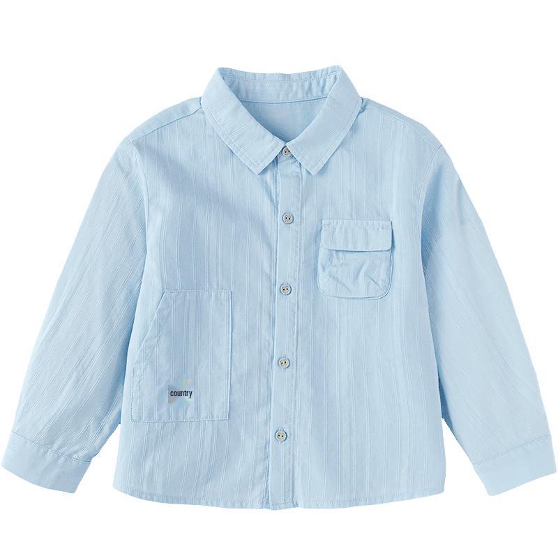 Balabala Kids Long Sleeve Cotton Shirt