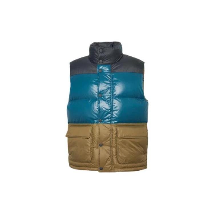 Converse Down Quilted Vest Asia Sizing 'Olive Metallic Green' Men's 10017093-A01