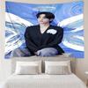 Min Yoongi Tapestry for Bedroom Aesthetic Classroom Tapestries Wall Hanging for Living Room Dorm Office,Ideal Creative Gift