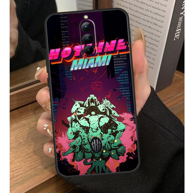 Игровой чехол Hotline Miami для Nubia Red Magic 6S 7S Pro 6 7 8 9 10 Pro 5G 6R RedMagic 8S 9S 8 9 10 Pro Plus