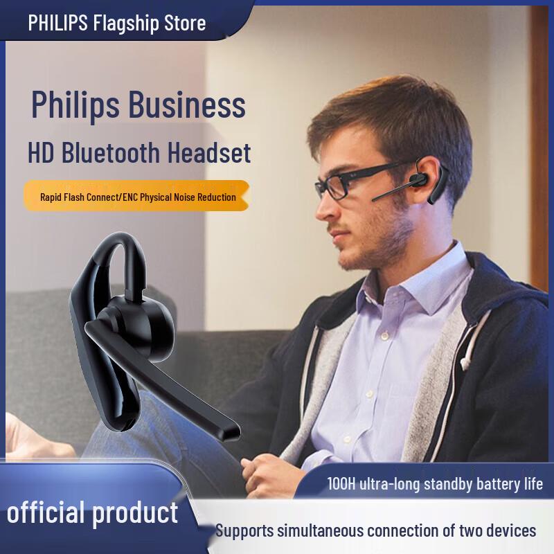 Bluetooth-гарнитура Philips с открытым ухом и заушным креплением