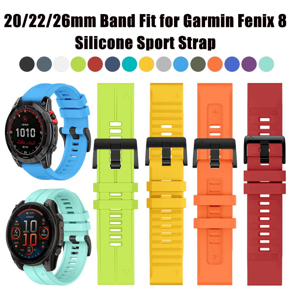 20/22/26 мм ремешки для часов, совместимые с Garmin Fenix/Forerunner, ремешок для часов Instinct Descent/Epix Pro