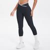 New contrasting color cross tight grinding high elastic yoga suit running fitness breathable training five-piece set