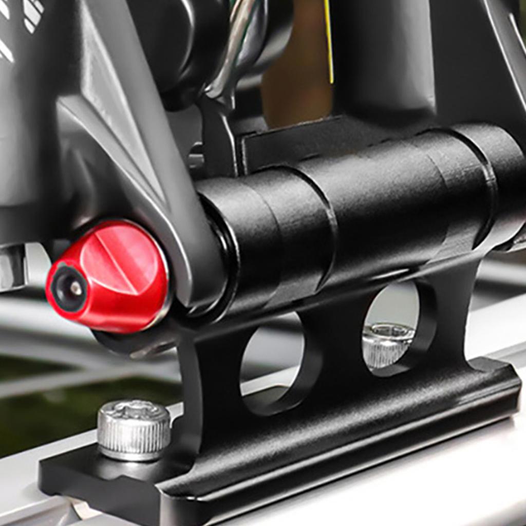 Bicycle Front Fork Mount Bracket Car Roof Bike Fixing Rack Quick Release CarTop Bicycle Front Fork