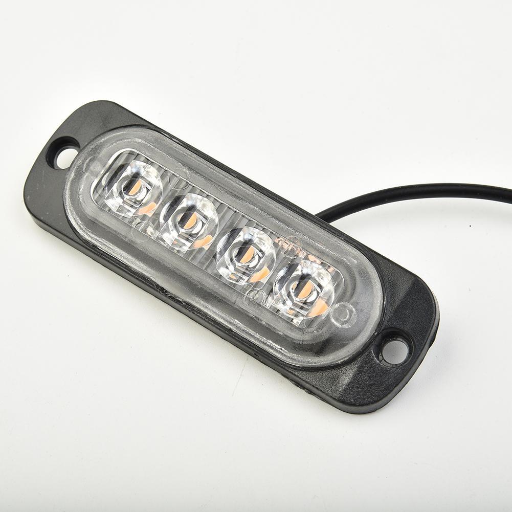 Useful Car Light Anti-Collision With 2x Screws Dustproof Pratical