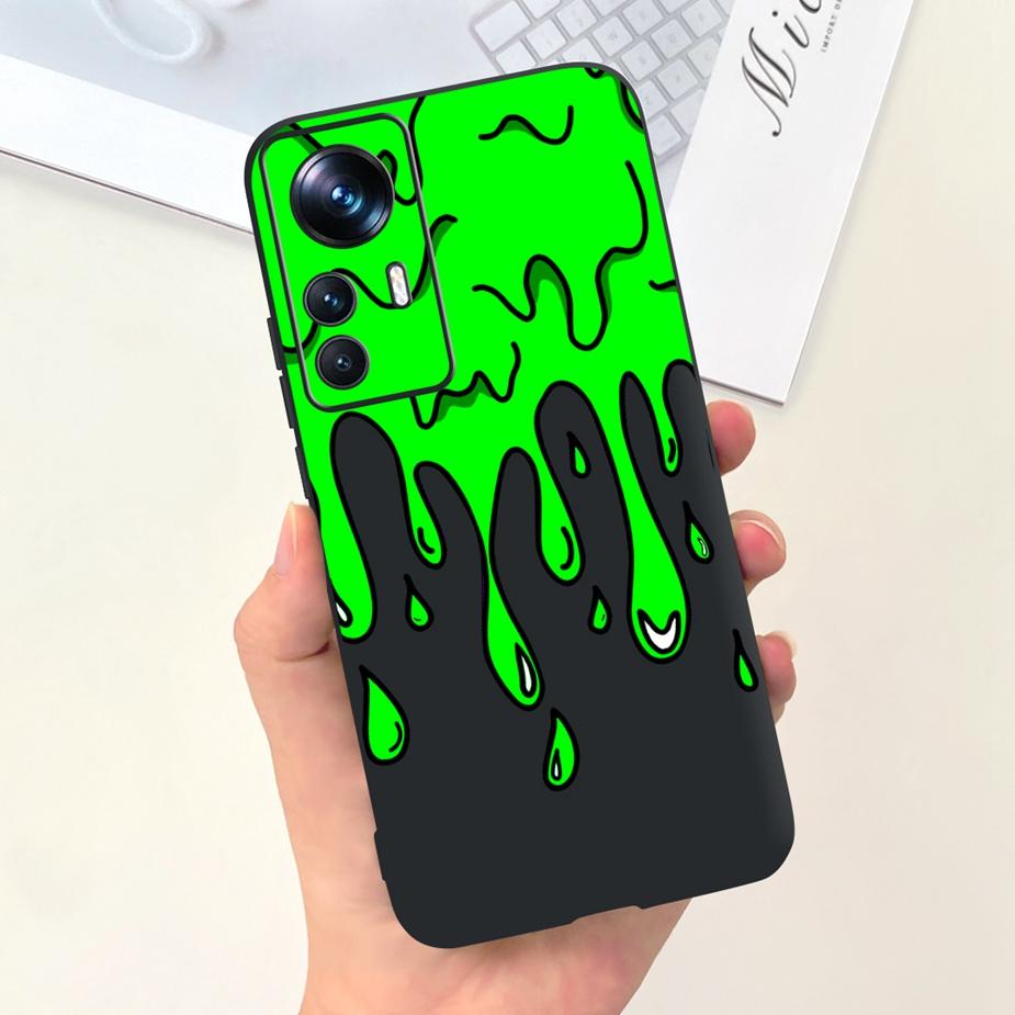 For Xiaomi 12T Pro Case Cute Astronauts Cartoon Cover Soft Silicone Phone Cases For Xiaomi Mi 12T Pro Mi12T 12TPro Fundas Bumper
