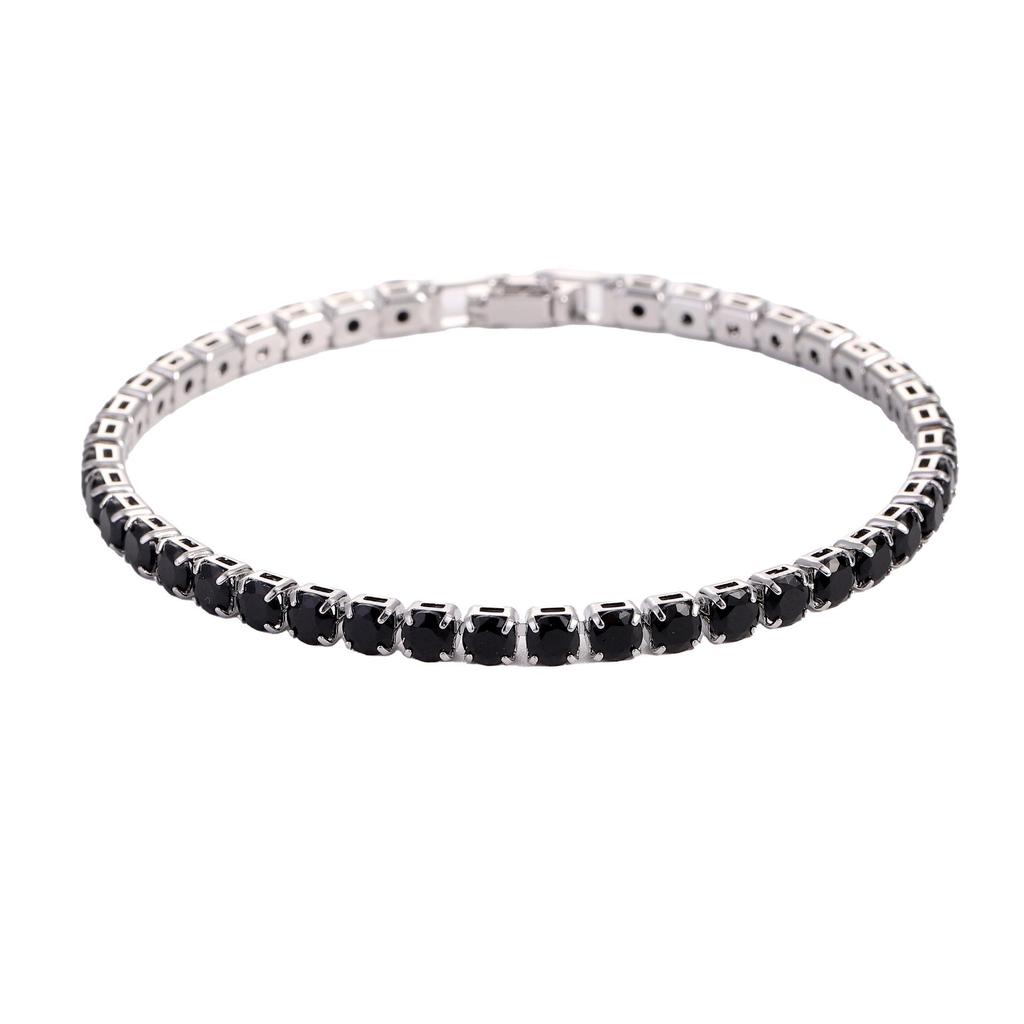 Yinglin Jewelry Европейский и американский унисекс хип-хоп 4.0 микро-паве циркониевый теннисный браслет