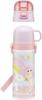 Skater Children's Water Bottle, 2-Way, 470ml (Direct Drinking) or 430ml (Cup Drinking), Licca-chan, 23 Years Old, Stainless Steel, Insulated,