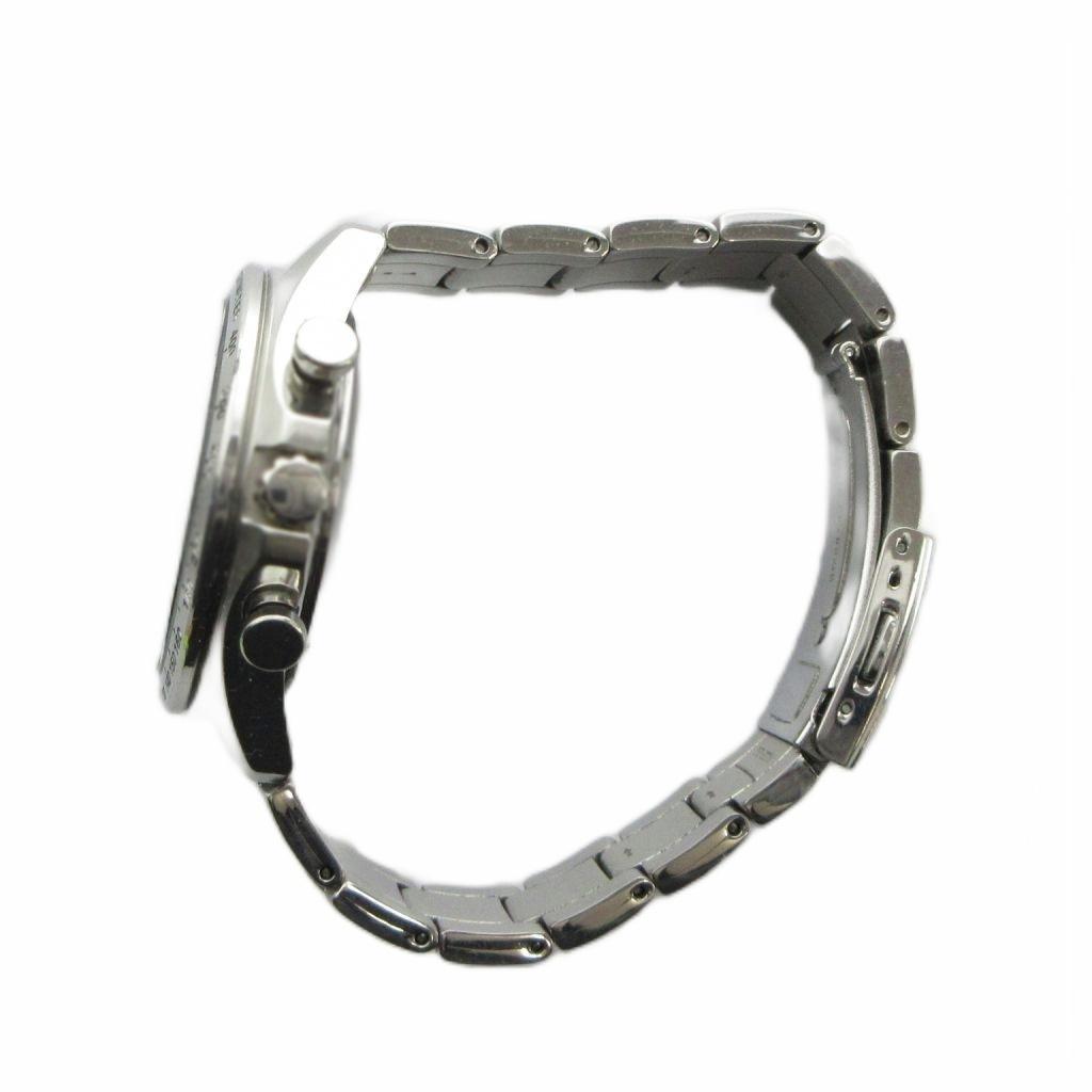 Seiko SEIKO Черный с датой Серебристый цвет 8T67-00C0 Наручные часы, Кварцевые, Циферблат, Хронограф, Календарь, GY18 /MQ Мужские
