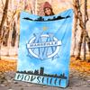 Marseilles Flannel Blanket Soft All-Season Throw, Design for Camping, Car Travel, Hiking Sofa, Bed, Office Perfect Gift for Parties