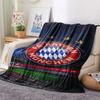 1PC FC Bayern Munich Patterned Flannel Blanket Suitable For All Seasons for Home Decor Warmth and Comfort Gifts Holiday Present