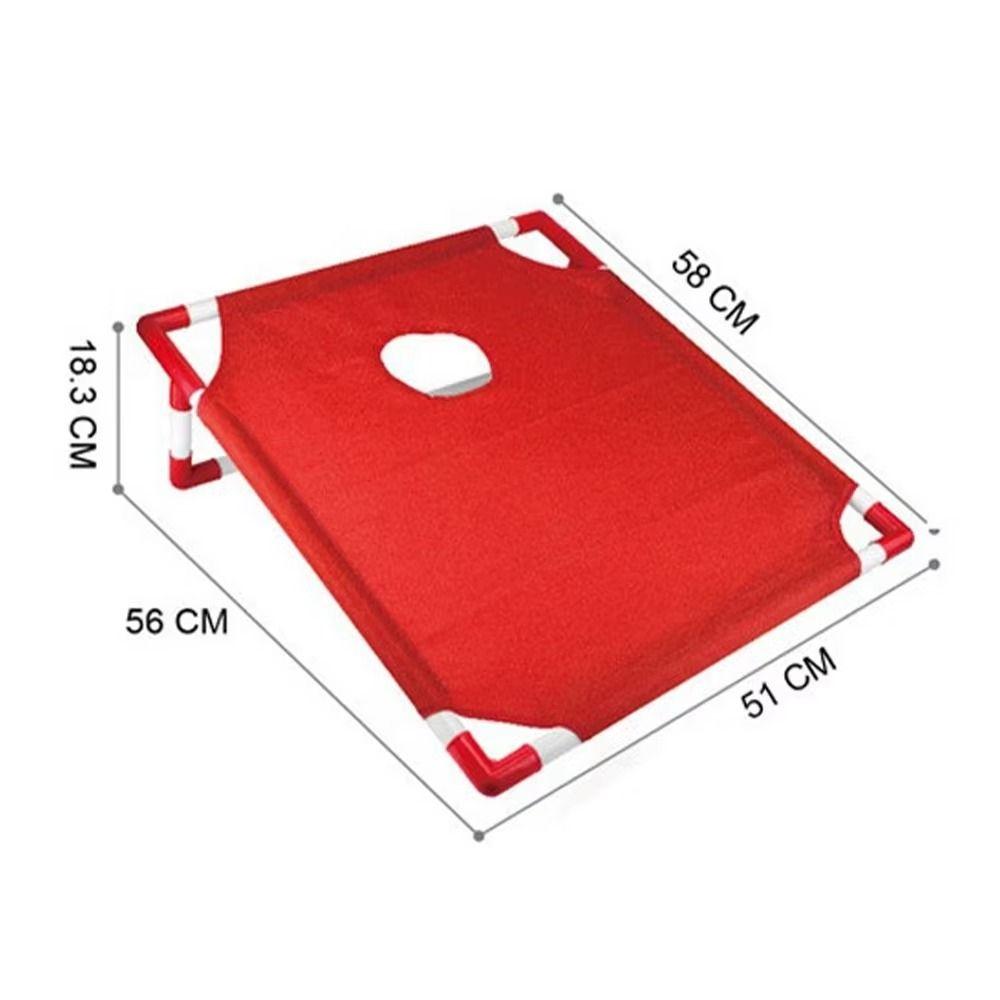 Red Blue Bean Bags Game Throwing Cornhole Game Board Portable Cornhole Set  Sports Toys