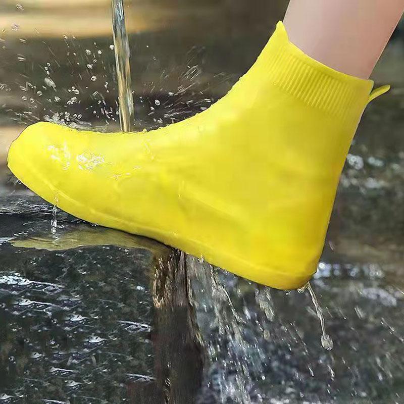 WTEMPO Waterproof Shoe Covers Multifunctional Anti Slip Thickened Wear-resistant Outdoor Rainy Essential Portable Shoe Covers Dropshipping Wholesale