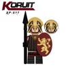 KT1068 Средневековые мини-солдаты, экшн-фигурки, строительные блоки, сборка украшений, коллекция игрушек для мальчиков и детей