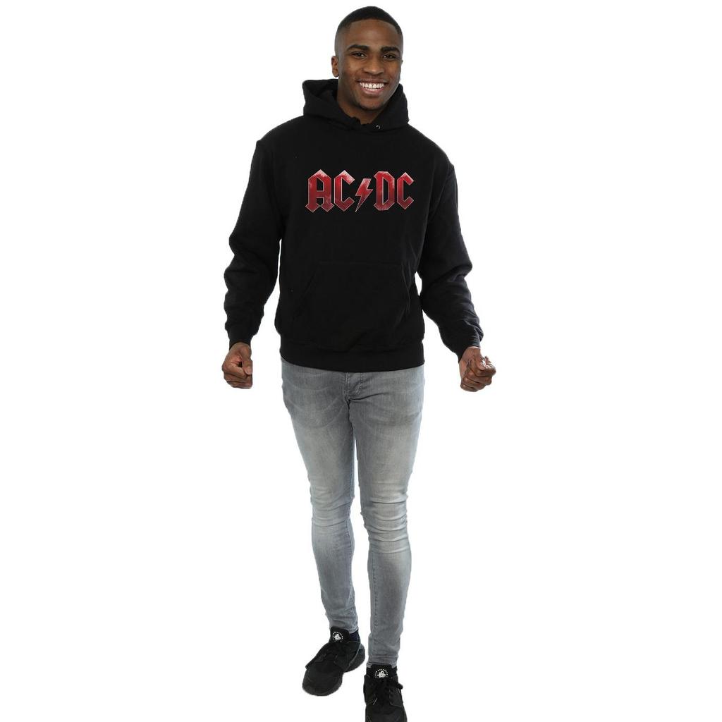 AC/DC Mens Ice Logo Cotton Hoodie