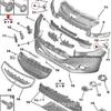 Peugeot 208 Front Bumper Bracket Lug Fender Mount 1607398380