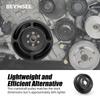 Lightweight Aluminum Crank Pulley for BMW N54 E90 E91 E92 E93 335i E82 E87 135i 1M, Replace 11227558083,only for Automatic Trans