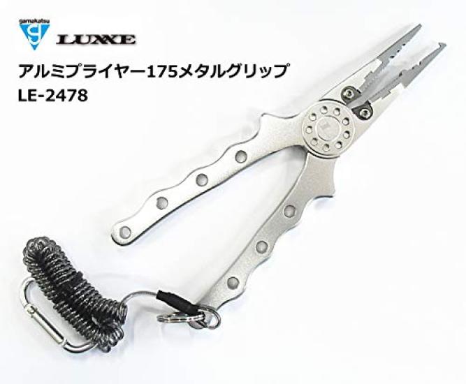 Gamakatsu LE-2478 Luxe Алюминиевые Металлические Плоскогубцы 175мм Рыболовный Инструмент Металлическая Рукоятка