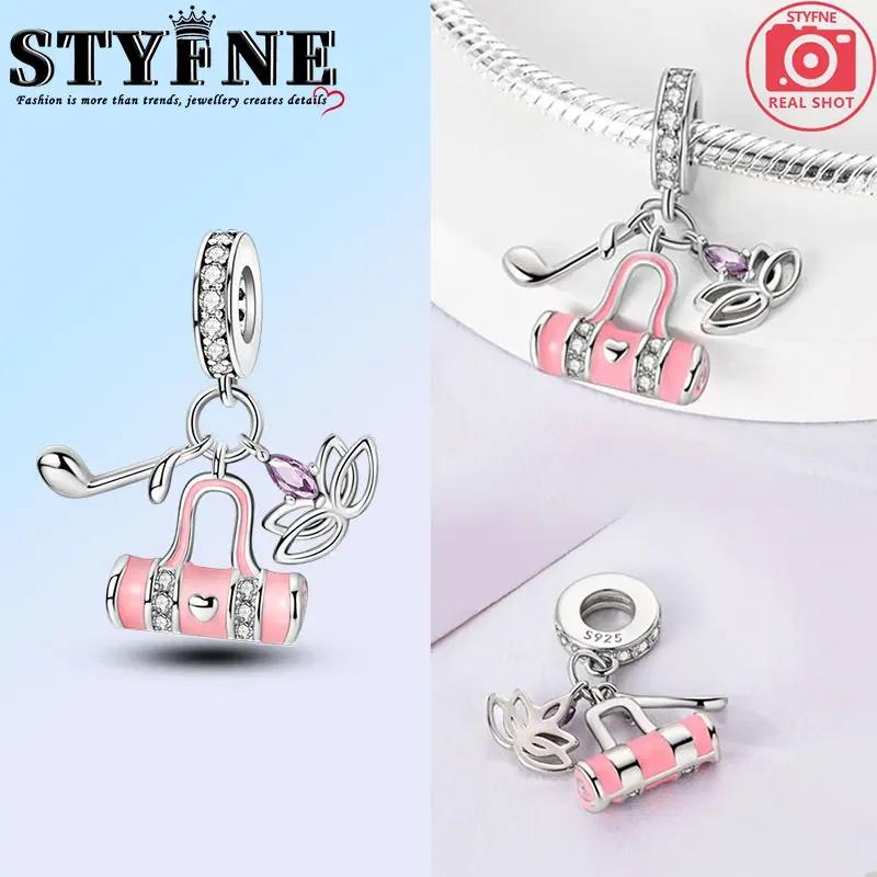 Изысканные модные медного цвета шармы-подвески в виде Санта-Клауса, рождественской елки, лося, оленя, бусины, подходят для оригинальных браслетов, рождественские украшения своими руками