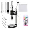 TOAUTO Hand Press Hand Leather Handy Drilling Hole Hole Leatherwork Punch Eyelet Machine Body Drill Chuck PP Board Plate with Machine, Press, Craft,