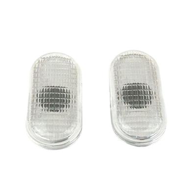 2X Белый Боковой Указатель Поворота Для Renault Kangoo Master Megane Scenic Trafic Twingo Clio Logan OEM 8200194580
